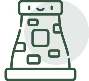 Cartoon ketchup bottle outline